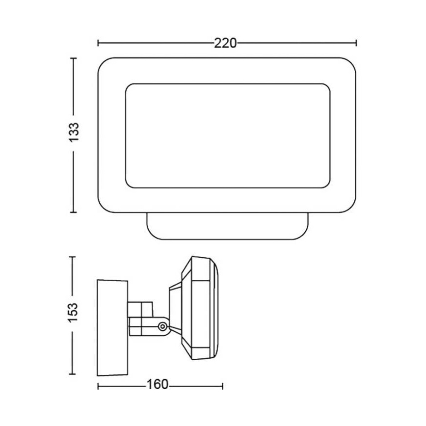 Philips - LED RGBW Zatemnitven zunanji reflektor Hue DISCOVER 2xLED/15W/230V 2000-6500K IP44