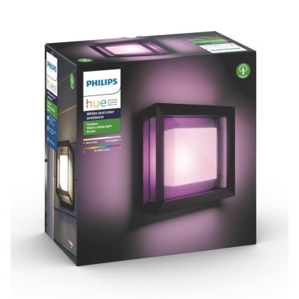 Philips - LED RGBW Zatemnitvena zunanja stenska svetilka Hue ECONIC LED/15W/230V 2000-6500K IP44