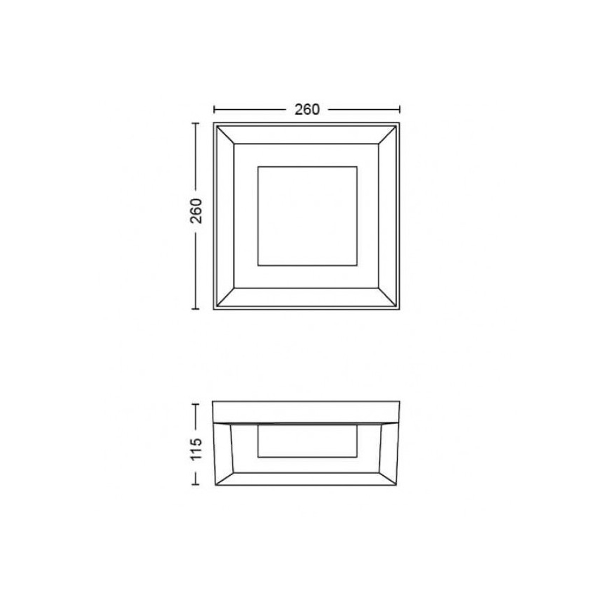 Philips - LED RGBW Zatemnitvena zunanja stenska svetilka Hue ECONIC LED/15W/230V 2000-6500K IP44