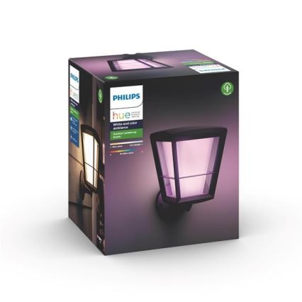 Philips - LED RGBW Zatemnitvena zunanja stenska svetilka Hue ECONIC LED/15W/230V IP44