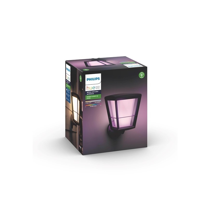 Philips - LED RGBW Zatemnitvena zunanja stenska svetilka Hue ECONIC LED/15W/230V IP44