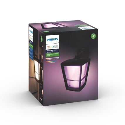 Philips - LED RGBW Zatemnitvena zunanja stenska svetilka Hue ECONIC LED/15W/230V 2000-6500K IP44