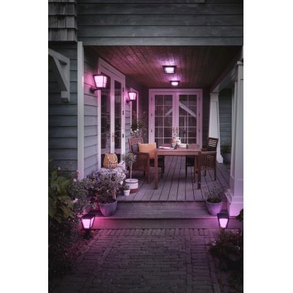 Philips 17441/30/P7 - LED RGB Zunanja svetilka HUE ECONIC LED/15W/230V IP44