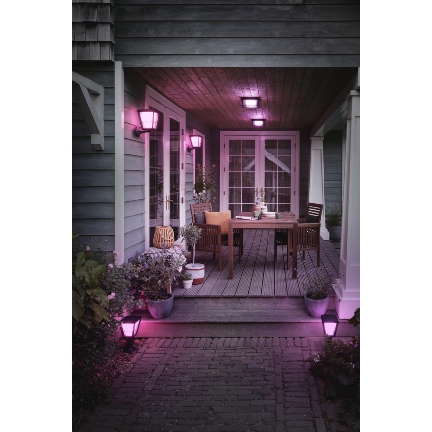 Philips 17441/30/P7 - LED RGB Zunanja svetilka HUE ECONIC LED/15W/230V IP44