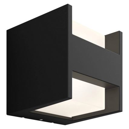 Philips 17444/30/P7 - LED Zunanja stenska svetilka HUE WHITE FUZO LED/15W/230V IP44