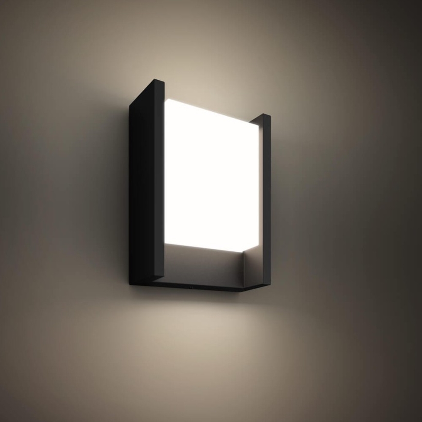 Philips 17446/30/P7 - LED Zunanja stenska svetilka HUE WHITE FUZO LED/15W/230V IP44