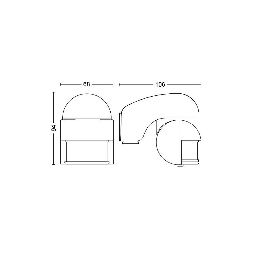 Philips - Zunanji senzor gibanja IP44 bela