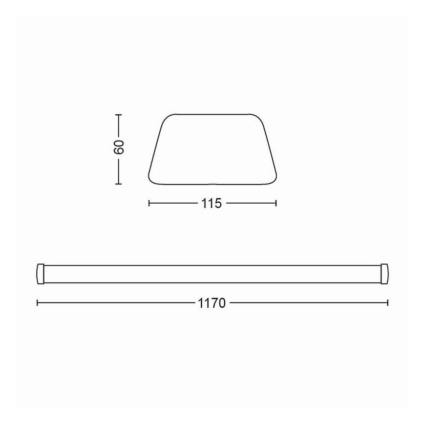 Philips - LED Podelementna svetilka LED/50W/230V 4000K
