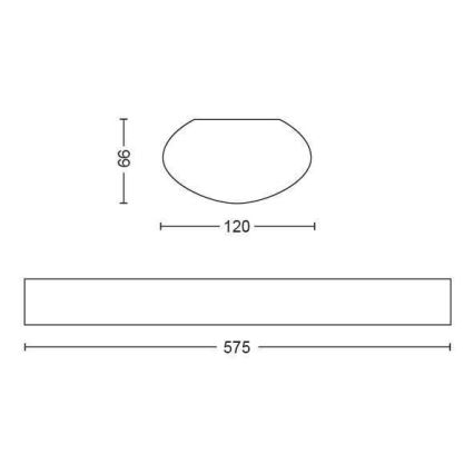 Philips 31248/31/P0 - LED Tehnična svetilka AQUALINE LED/24W/230V IP65