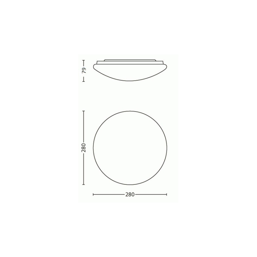 Philips 31801/31/EO - LED stropna svetilka MYLIVING SUEDE LED/9,6W/230V
