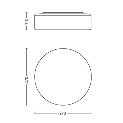 Philips 32081/31/16 - Kopalniška svetilka MYBATHROOM POOL 1xE27/20W/230V IP44