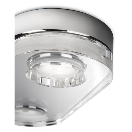 Philips 32208/11/16 - LED Stropna kopalniška svetilka INSTYLE MIRA 2xLED/7,5W