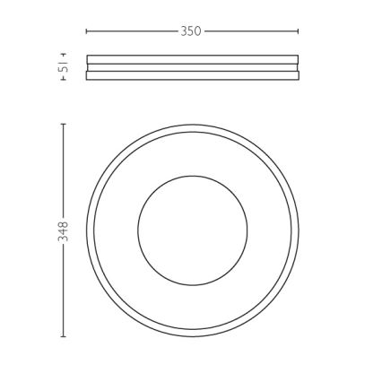 Philips - LED Zatemnitvena stropna svetilka Hue BEING LED/32W/230V