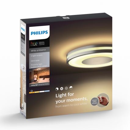 Philips 32610/48/P7 - LED Zatemnitvena stropna svetilka BEING HUE LED/32W/230V