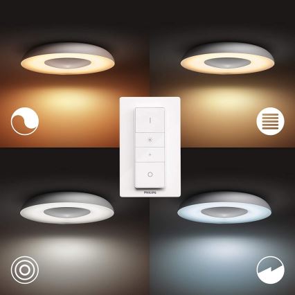 Philips - LED Zatemnitvena svetilka Hue STILL LED/27W/230V + Daljinski upravljalnik