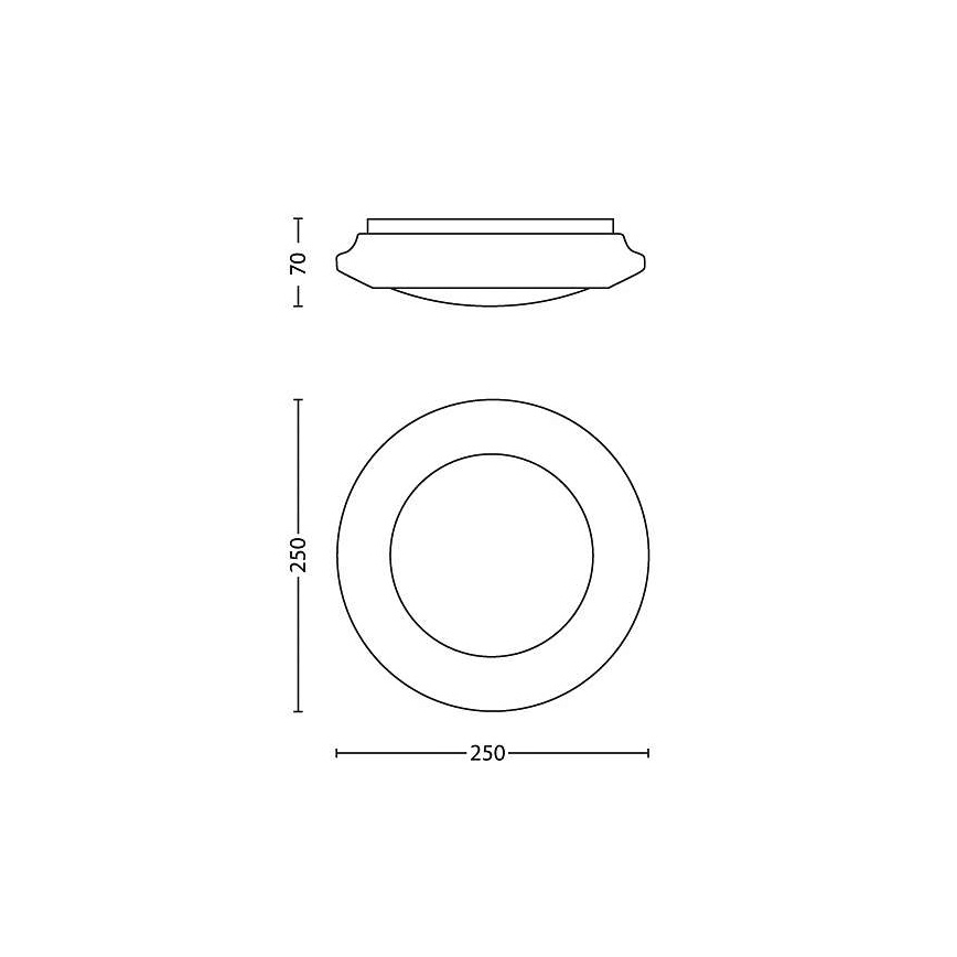 Philips - LED Stropna svetilka LED/6W/230V 4000K