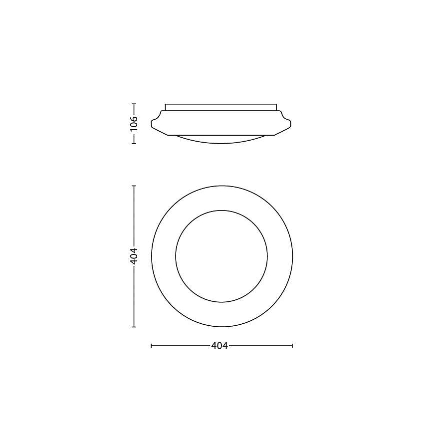 Philips - LED Stropna svetilka LED/22W/230V 2700K