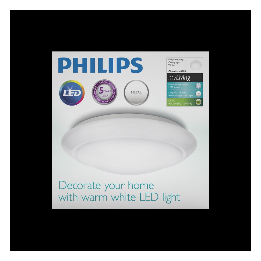 Philips - LED stropna svetilka LED/20W/230V 4000K
