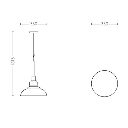 Philips 36158/60/PN - Lestenec MYLIVING HASTINGS 1xE27/60W/230V