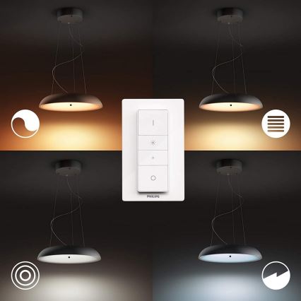 Philips - LED Zatemnitveni lestenec na vrvici Hue AMAZE LED/39W/230V + Daljinski upravljalnik