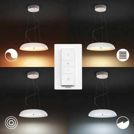 Philips - LED Zatemnitveni lestenec na vrvici Hue AMAZE LED/39W/230V + Daljinski upravljalnik