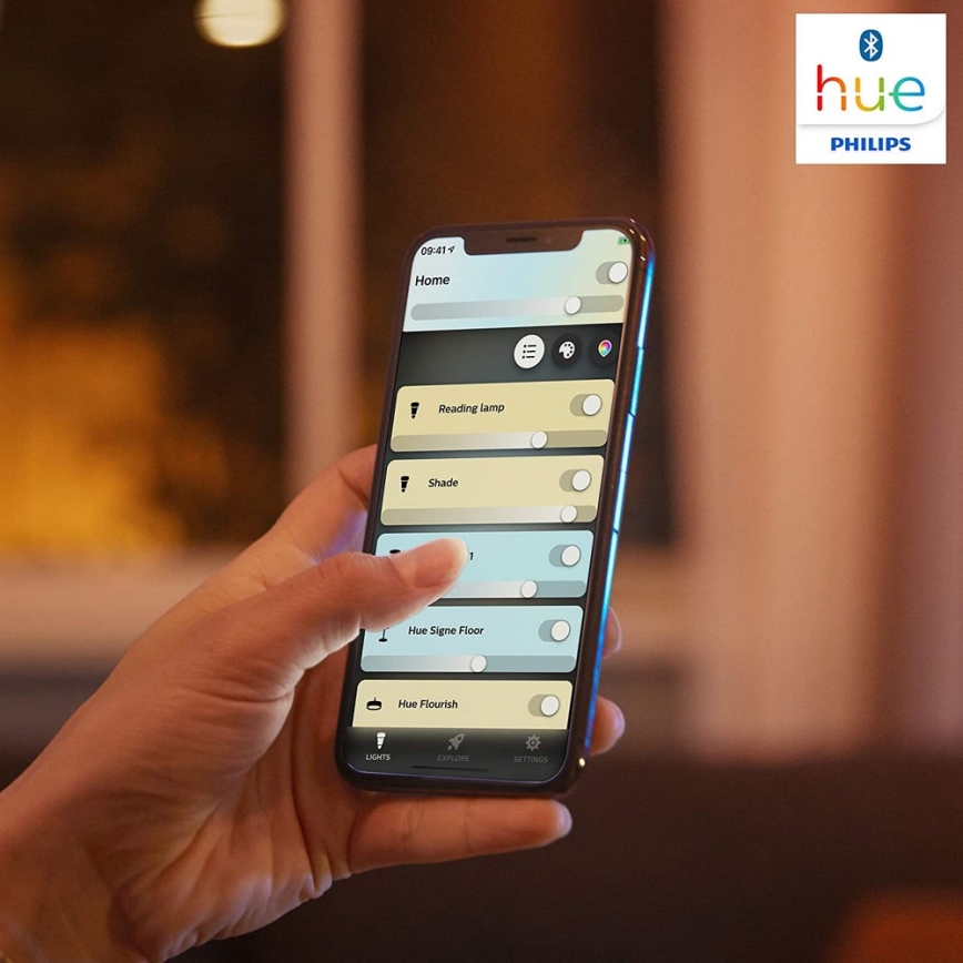 Philips - LED žarnica za zatemnjevanje Hue WELLNESS 1xE27/8,5W/230V + daljinski upravljalnik