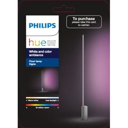 Philips 40802/48/P7 - LED Stoječa svetilka HUE SIGNE LED/32W/230V