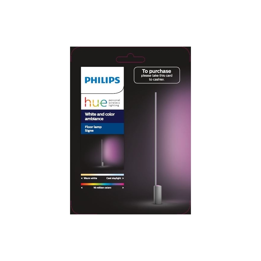 Philips 40802/48/P7 - LED Stoječa svetilka HUE SIGNE LED/32W/230V