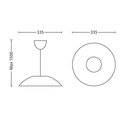 Philips 40893/67/16 - LED lestenec MYLIVING LARGO 1xLED/4,5W/230V