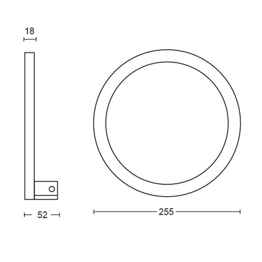 Philips 40901/30/P9 - LED Stenska svetilka HUE SANA LED/20W/230V
