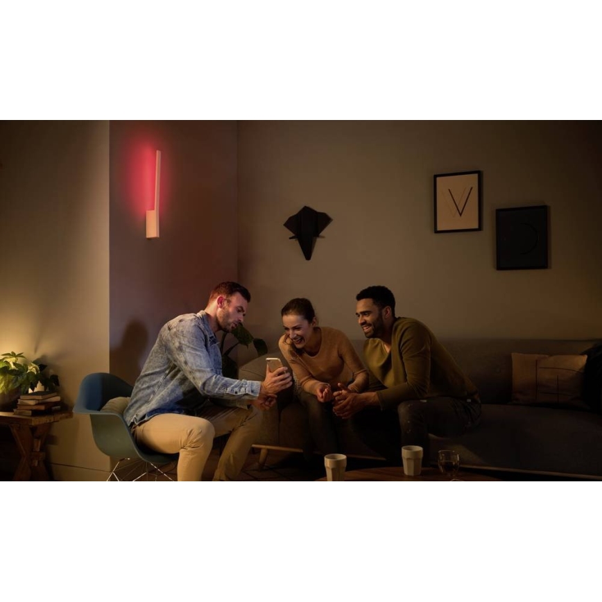 Philips 40902/31/P7 - LED Stenska svetilka HUE LIANE 1xLED/12W/230V
