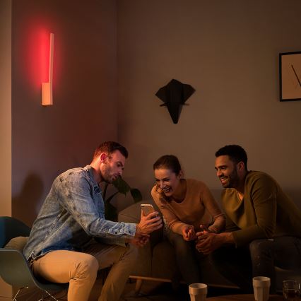 Philips 40902/31/P9 - LED Stenska svetilka HUE LIANE 1xLED/12W/230V