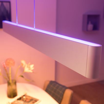 Philips – LED Lestenec na vrvici Hue ENSIS White And Colour Ambiance 2×LED/39W/230V