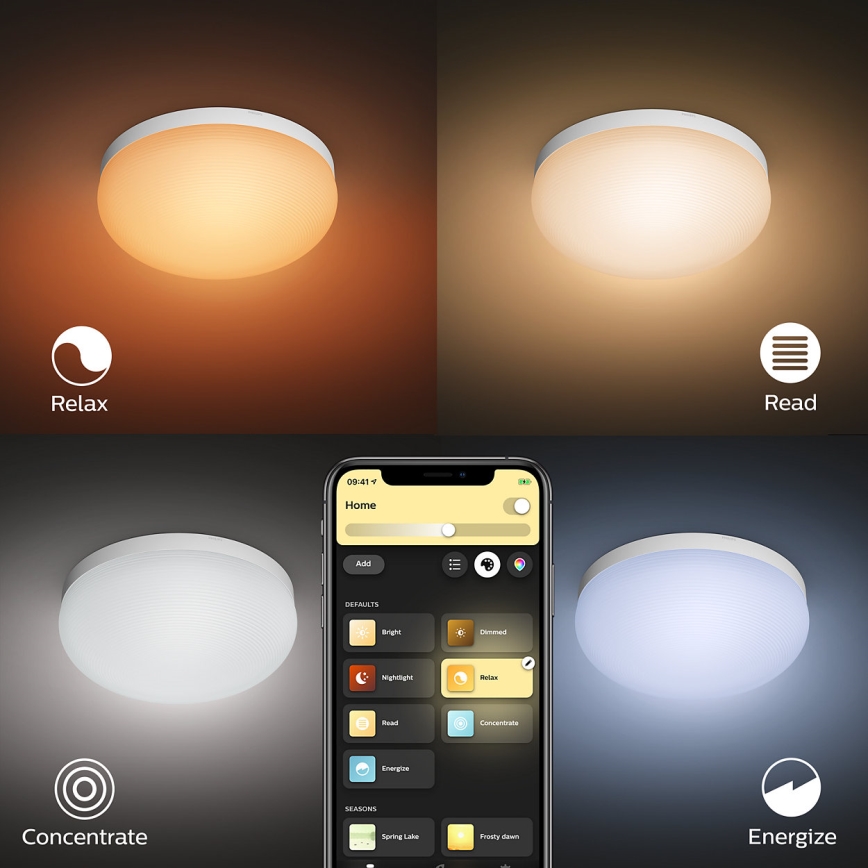 Philips 40905/31/P9 - LED Stropna svetilka HUE FLOURISH LED/32W/230V