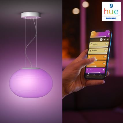 Philips 40906/31/P9 - LED Lestenec na vrvici HUE FLOURISH LED/32W/230V