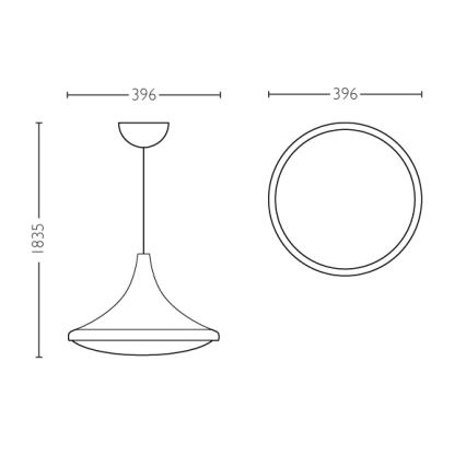 Philips - Lestenec 1xE27/60W/230V