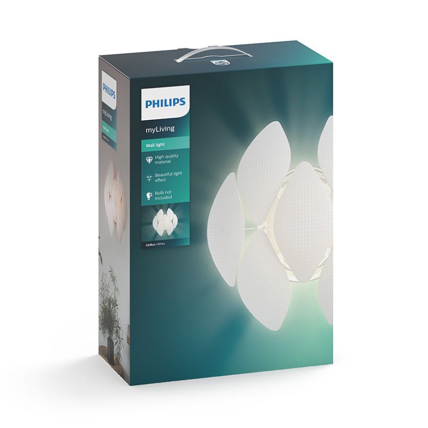 Philips 40963/31/PN - Stenska svetilka MYLIVING CHIFFON 1xE27/60W/230V