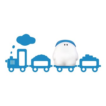 Philips 45630/35/16 - Otroška stenska svetilka MyBUDDY modra 1xE27/15W/230V