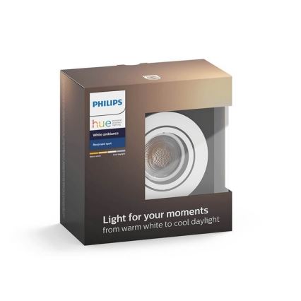 Philips - LED Zatemnitvena svetilka Hue MILLISKIN 1xGU10/5,5W/230V + Daljinski upravjalnik