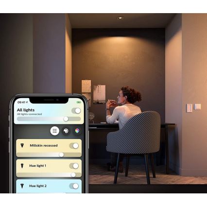 Philips  - LED Zatemnitvena svetilka Hue MILLISKIN 1xGU10/5W/230V