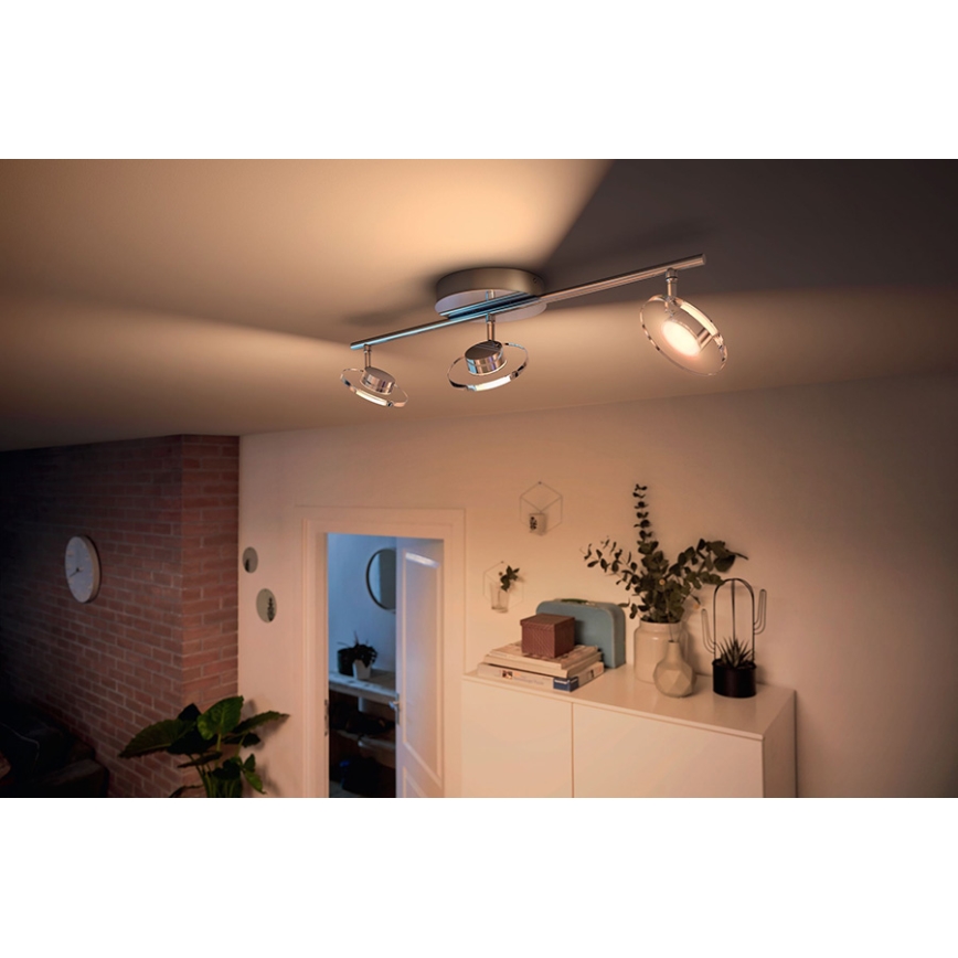 Philips 50443/11/P0 - LED reflektor MYLIVING GLISKOMPLETTE 3xLED/4,5W/230V