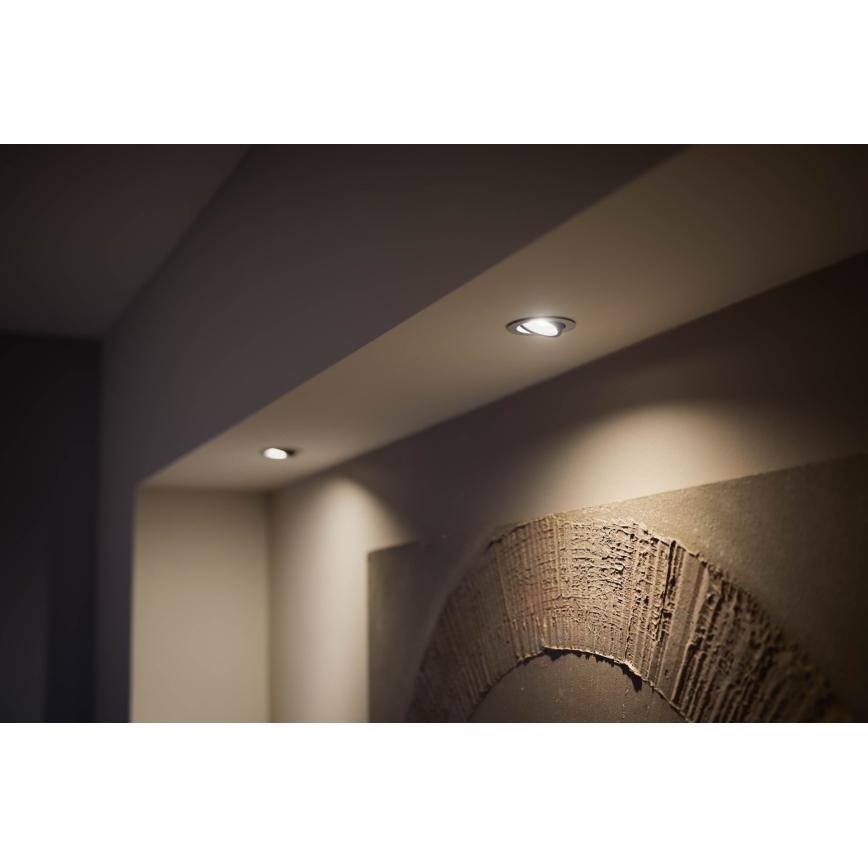 Philips 50451/48/P7 - LED RGB Vgradna svetilka HUE CENTURA 1xGU10/5,7W/230V