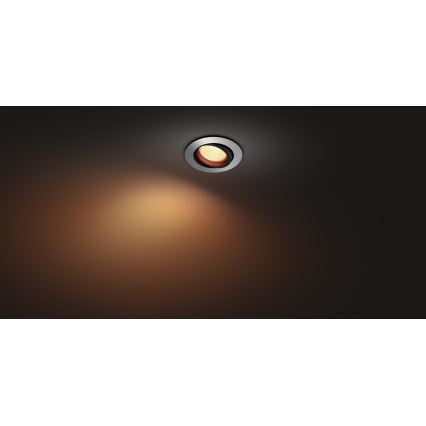 Philips 50451/48/P7 - LED RGB Vgradna svetilka HUE CENTURA 1xGU10/5,7W/230V