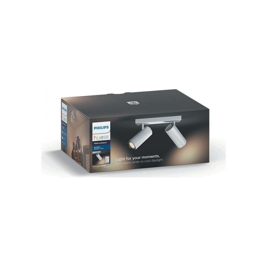 Philips 50462/31/P7 - LED Zatemnitveni reflektor HUE BURATTO 2xGU10/5,5W