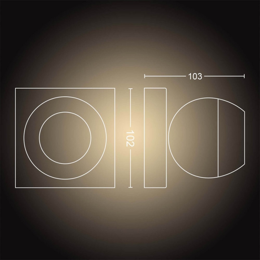 Philips - LED Zatemnitveni reflektor Hue BUCKRAM 1xGU10/5W/230V
