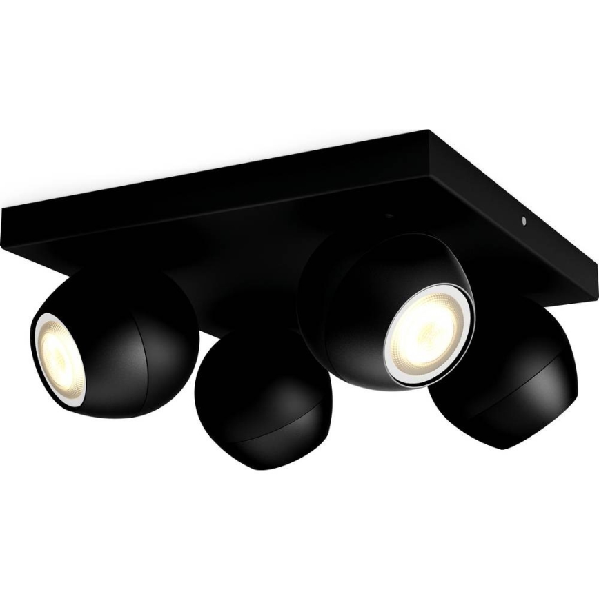 Philips - LED Zatemnitveni reflektor Hue BUCKRAM 4xGU10/5W/230V + Daljinski upravljalnik