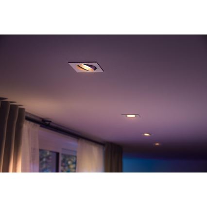 Philips 50551/31/P7 - LED RGB Vgradna svetilka HUE CENTURA 1xGU10/5,7W/230/24V