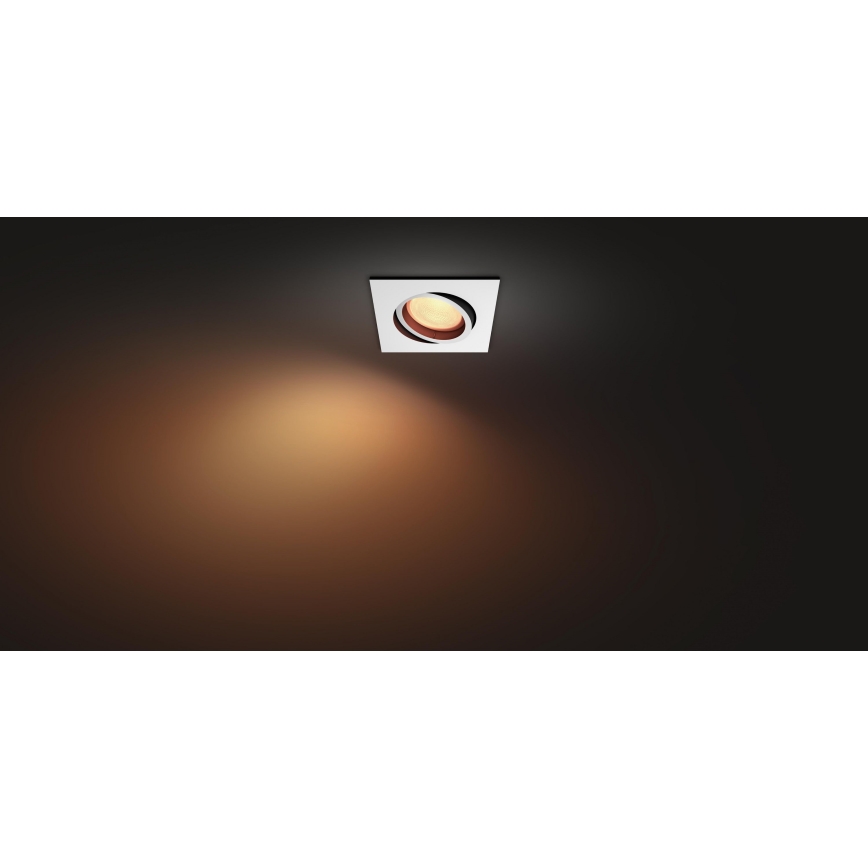 Philips 50551/31/P7 - LED RGB Vgradna svetilka HUE CENTURA 1xGU10/5,7W/230/24V