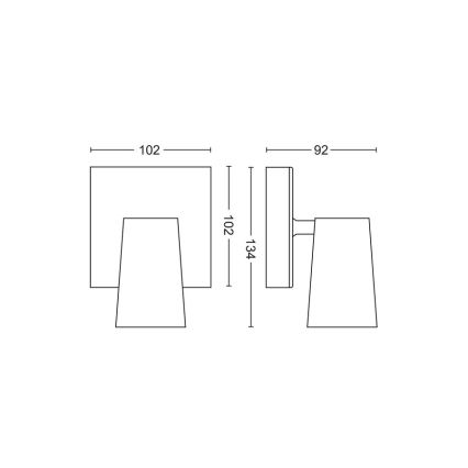 Philips - Reflektor 1xGU10/5,5W/230V