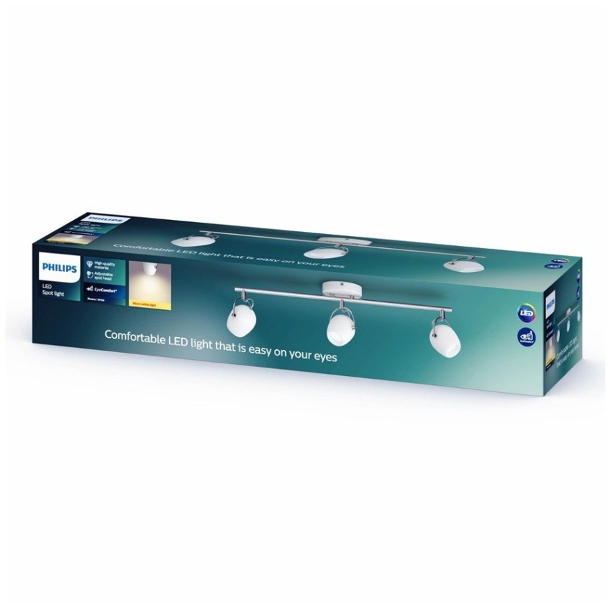 Philips 50613/31/P0 - LED Reflektor RIVANO 3xLED/4,3W/230V